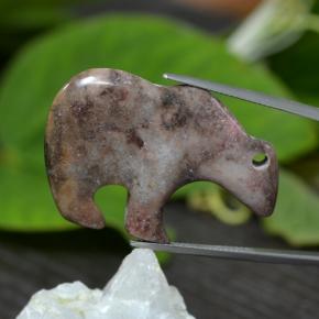 9,17 ctw natürlicher Mehrfarbig Jaspis, Ausgefallene Form, Lichtundurchlässig