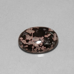 10,06 ctw natürlicher mehrfarbiger Jaspis, Oval Schliff, Lichtundurchlässig