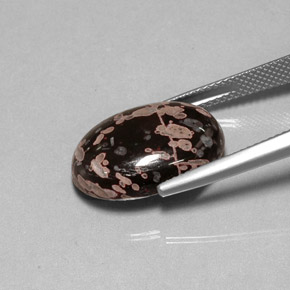 10,06 ctw natürlicher mehrfarbiger Jaspis, Oval Schliff, Lichtundurchlässig