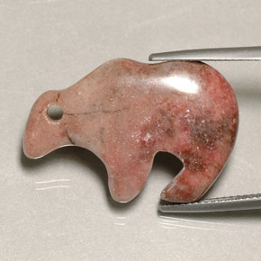 24,08 ctw natürlicher mehrfarbiger Jaspis, Fantasieschliff, Lichtundurchlässig