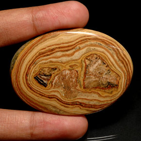 109,25 ctw natürlicher mehrfarbiger Jaspis, Oval Schliff, Lichtundurchlässig