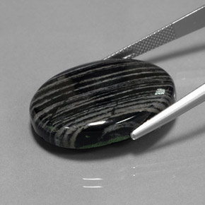 9,17 ctw natürlicher Mehrfarbig Jaspis, Oval Schliff, Lichtundurchlässig