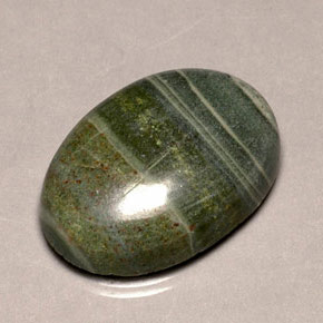 37,88 ctw natürlicher mehrfarbiger Jaspis, Oval Schliff, Lichtundurchlässig