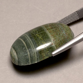 37,88 ctw natürlicher mehrfarbiger Jaspis, Oval Schliff, Lichtundurchlässig