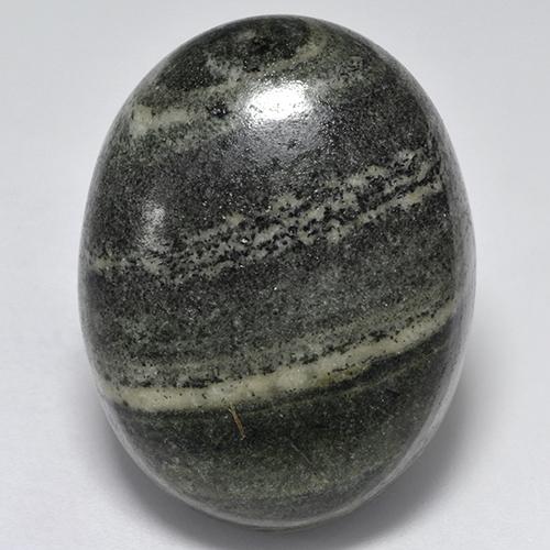 41,73 ctw natürlicher mehrfarbiger Jaspis, Oval Schliff, Lichtundurchlässig