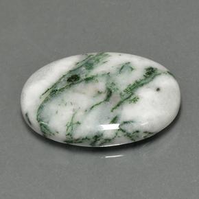 9,17 ctw natürlicher Mehrfarbig Jaspis, Oval Schliff, Lichtundurchlässig