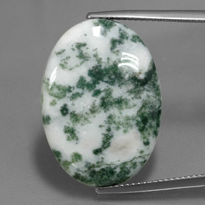 17,45 ctw natürlicher mehrfarbiger Jaspis, Oval Schliff, Lichtundurchlässig