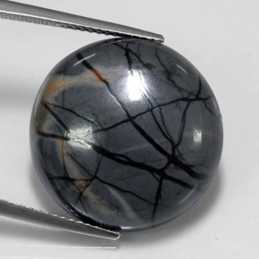 9,17 ctw natürlicher Mehrfarbig Jaspis, Rund Schliff, Lichtundurchlässig