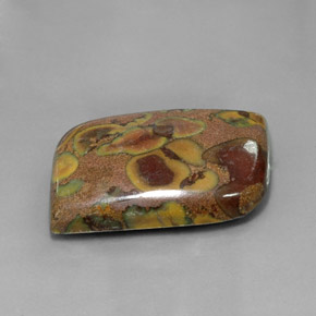 9,17 ctw natürlicher Mehrfarbig Jaspis, Ausgefallene Form, Lichtundurchlässig