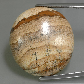 38,01 ctw natürlicher mehrfarbiger Jaspis, Oval Schliff, Lichtundurchlässig