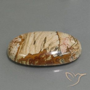 9,17 ctw natürlicher Mehrfarbig Jaspis, Oval, Lichtundurchlässig