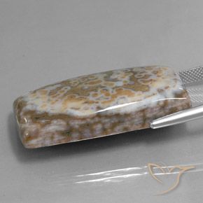 9,17 ctw natürlicher Mehrfarbig Jaspis, Baguette, Lichtundurchlässig