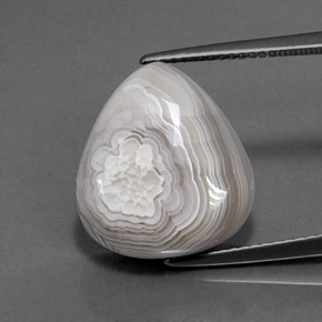 9,17 ctw natürlicher Mehrfarbig Jaspis, Birnenform, Lichtundurchlässig