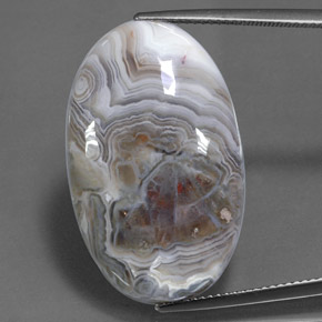 26,25 ctw natürlicher mehrfarbiger Jaspis, Oval Schliff, Lichtundurchlässig