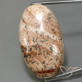 44.82ct Natürlicher Mehrfarbig Jaspis, Oval, Lichtundurchlässig