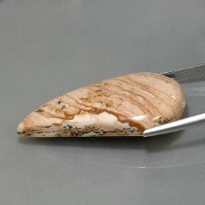 47,27 ctw natürlicher mehrfarbiger Jaspis, Fantasieschliff, Lichtundurchlässig