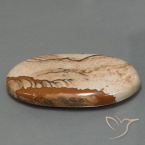 9,17 ctw natürlicher Mehrfarbig Jaspis, Oval, Lichtundurchlässig
