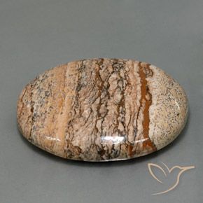 9,17 ctw natürlicher Mehrfarbig Jaspis, Oval, Lichtundurchlässig