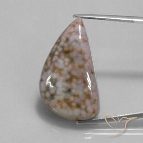 30.00ct Natürlicher Mehrfarbig Jaspis, Fantasie, Lichtundurchlässig