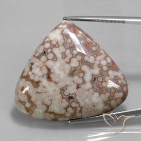 56.08ct Natürlicher Mehrfarbig Jaspis, Birnenform, Lichtundurchlässig