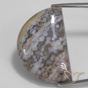 30.93ct Natürlicher Mehrfarbig Jaspis, Fantasie, Lichtundurchlässig