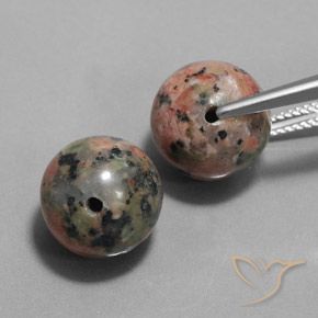 24.57 ct natürliche Mehrfarbig Jaspis-Edelsteine, Kugel / Ball, Lichtundurchlässig