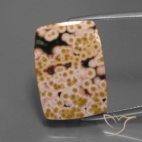 20.83ct Natürlicher Mehrfarbig Jaspis, Baguette, Lichtundurchlässig