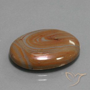 9,17 ctw natürlicher Mehrfarbig Jaspis, Oval, Lichtundurchlässig