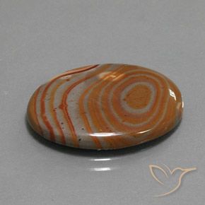 9,17 ctw natürlicher Mehrfarbig Jaspis, Oval, Lichtundurchlässig