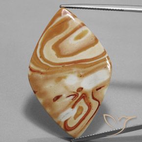 34.74ct Natürlicher Mehrfarbig Jaspis, Fantasie, Lichtundurchlässig