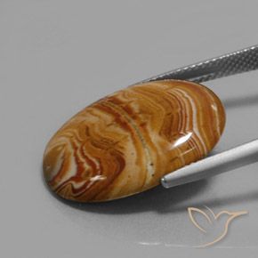 9,17 ctw natürlicher Mehrfarbig Jaspis, Oval, Lichtundurchlässig