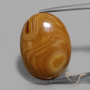 13.26ct Natürlicher Mehrfarbig Jaspis, Oval, Lichtundurchlässig