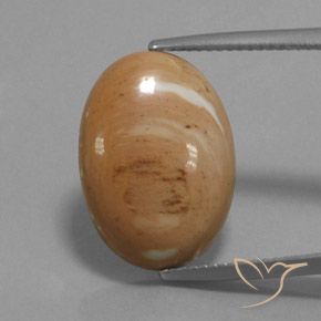 7.89ct Natürlicher Mehrfarbig Jaspis, Oval, Lichtundurchlässig, Photo A