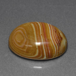 7,34 ctw natürlicher mehrfarbiger Jaspis, Oval Schliff, Lichtundurchlässig