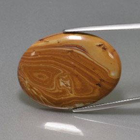 9,17 ctw natürlicher Mehrfarbig Jaspis, Oval Schliff, Lichtundurchlässig