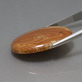 9,17 ctw natürlicher Mehrfarbig Jaspis, Oval Schliff, Lichtundurchlässig