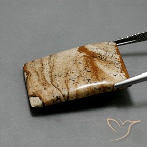 9,17 ctw natürlicher Mehrfarbig Jaspis, Baguette, Lichtundurchlässig