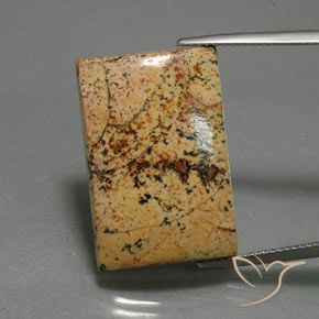 25.27ct Natürlicher Mehrfarbig Jaspis, Baguette, Lichtundurchlässig