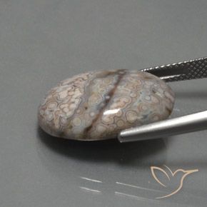 9,17 ctw natürlicher Mehrfarbig Jaspis, Oval, Lichtundurchlässig