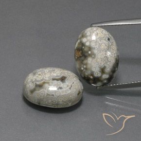 20.10ctw Natürlicher Mehrfarbig Jaspis, Oval, Lichtundurchlässig