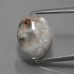 9,17 ctw natürlicher Mehrfarbig Jaspis, Oval Schliff, Lichtundurchlässig