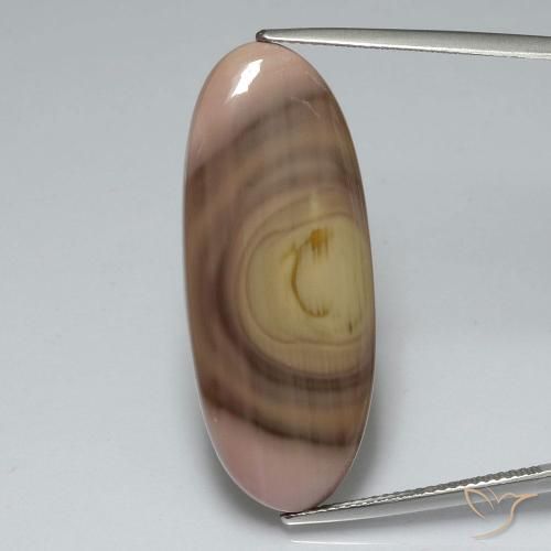 17.33ct Natürlicher Mehrfarbig Jaspis, Oval, Lichtundurchlässig