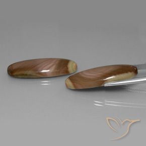 39.05 ct natürliche Mehrfarbig Jaspis-Edelsteine, Oval, Lichtundurchlässig