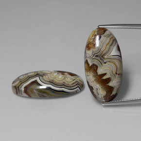  ct natürliche mehrfarbiger Jaspis-Edelsteine, Oval Schliff, Lichtundurchlässig