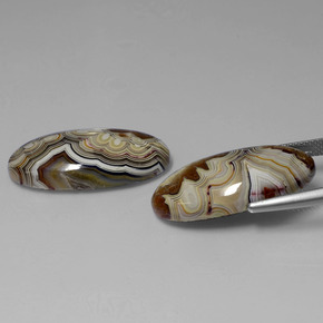  ct natürliche mehrfarbiger Jaspis-Edelsteine, Oval Schliff, Lichtundurchlässig