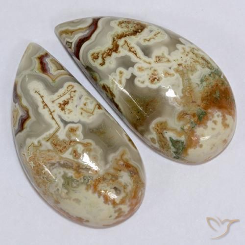 21.08 ct natürliche Mehrfarbig Jaspis-Edelsteine, Fantasie, Lichtundurchlässig