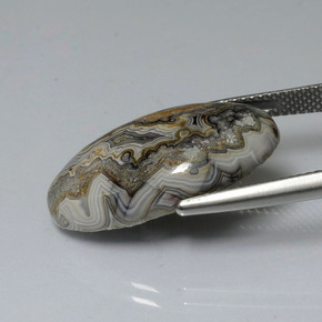 9,17 ctw natürlicher Mehrfarbig Jaspis, Oval Schliff, Lichtundurchlässig