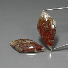  ct natürliche Mehrfarbig Jaspis-Edelsteine, Ausgefallene Form, Lichtundurchlässig