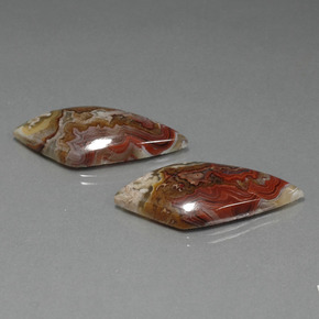  ct natürliche Mehrfarbig Jaspis-Edelsteine, Ausgefallene Form, Lichtundurchlässig