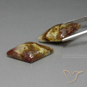 36.45 ct natürliche Mehrfarbig Jaspis-Edelsteine, Fantasie, Lichtundurchlässig
